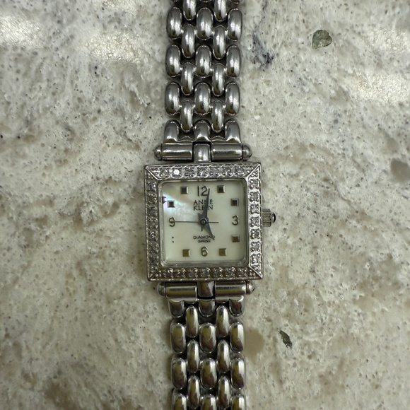 NWT - Vintage Anne Klein Swiss Diamond Collectiom Square face - Picture 1 of 10